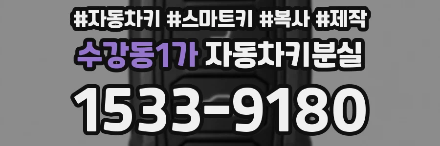 수강동1가 자동차키분실