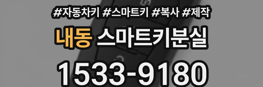 내동 스마트키분실