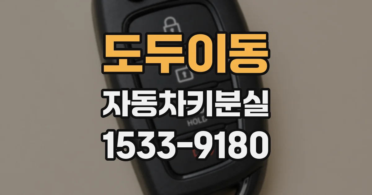 도두이동 자동차키분실