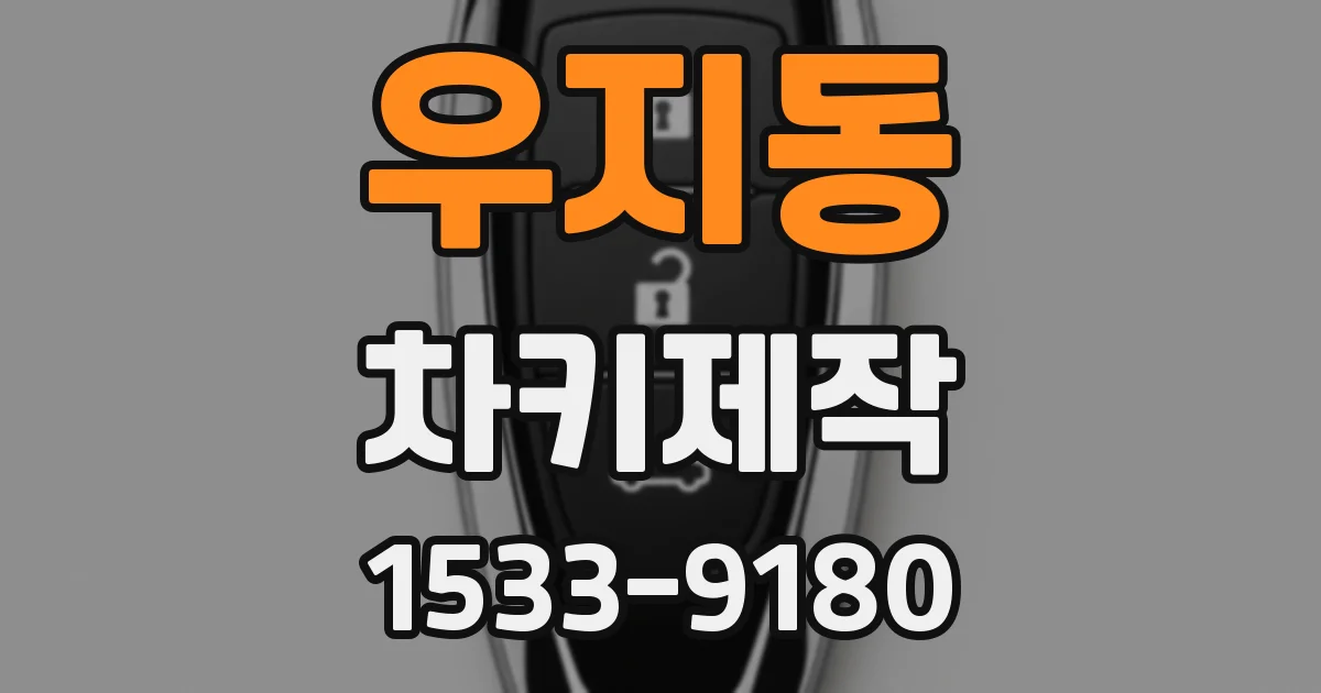 우지동 차키제작