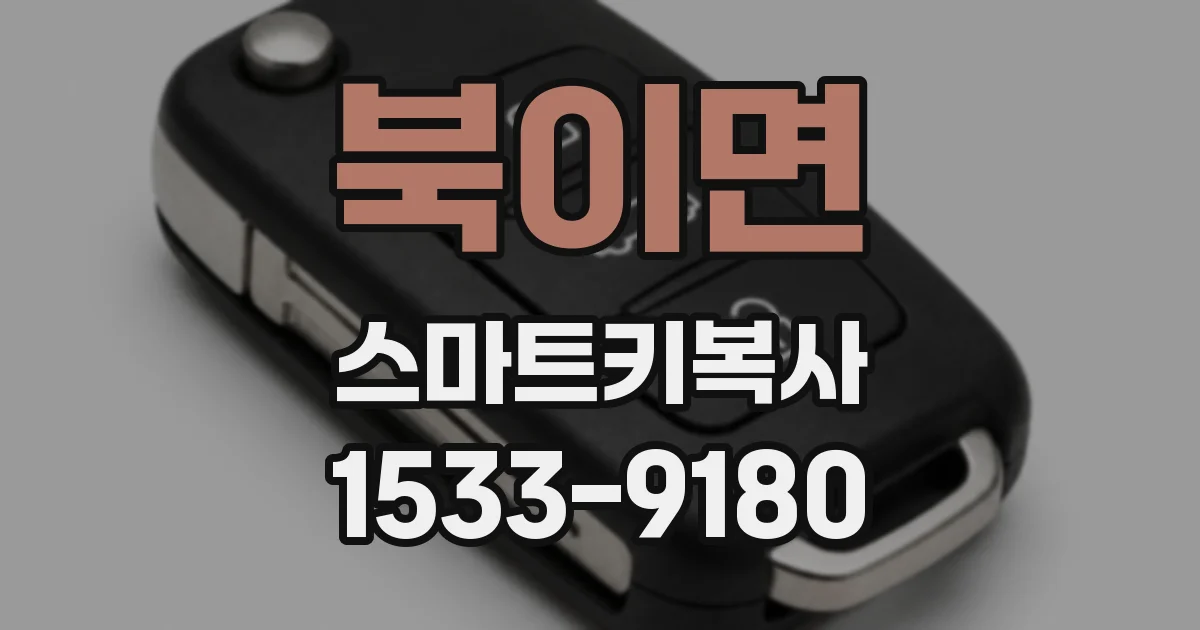 북이면 스마트키복사
