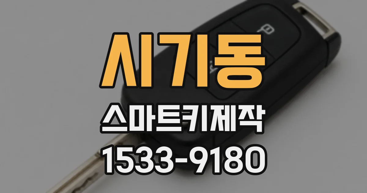 시기동 스마트키제작