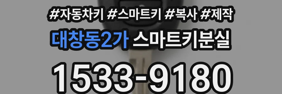 대창동2가 스마트키분실