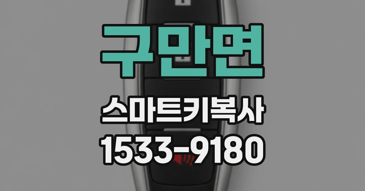 구만면 스마트키복사