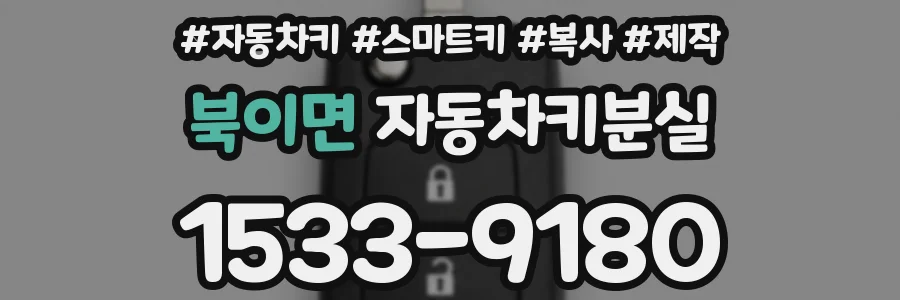 북이면 자동차키분실