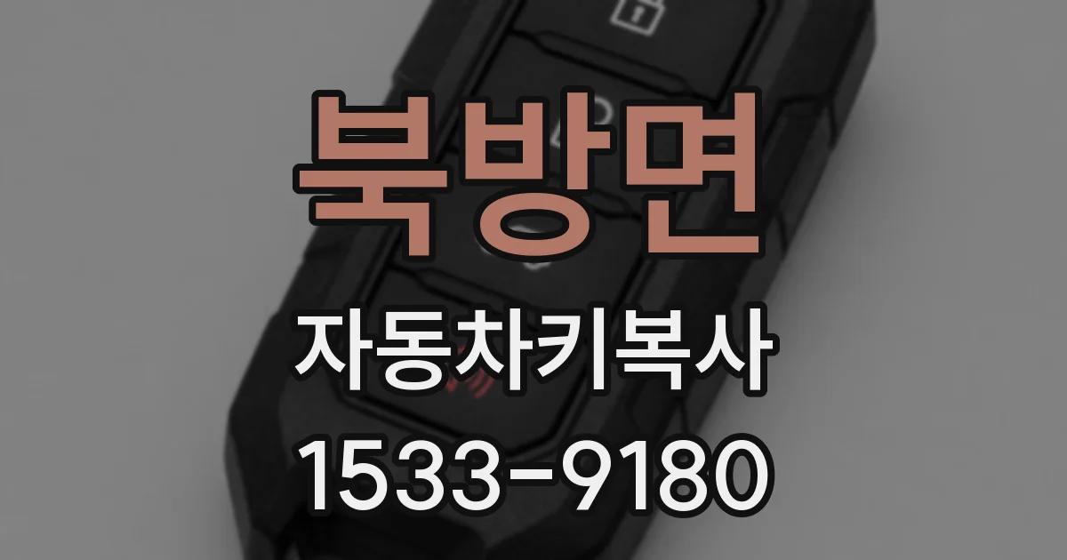 북방면 자동차키복사