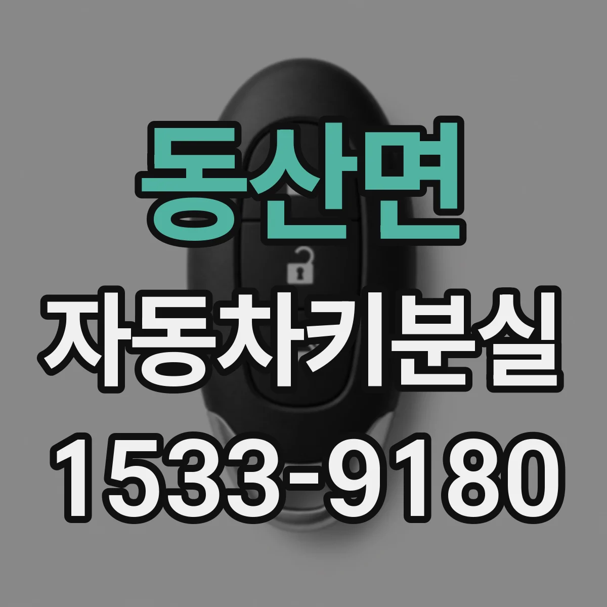 동산면 자동차키분실
