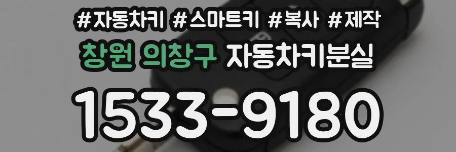 창원 의창구 자동차키분실