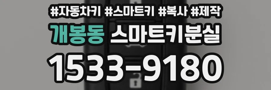 개봉동 스마트키분실