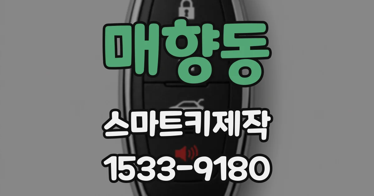매향동 스마트키제작