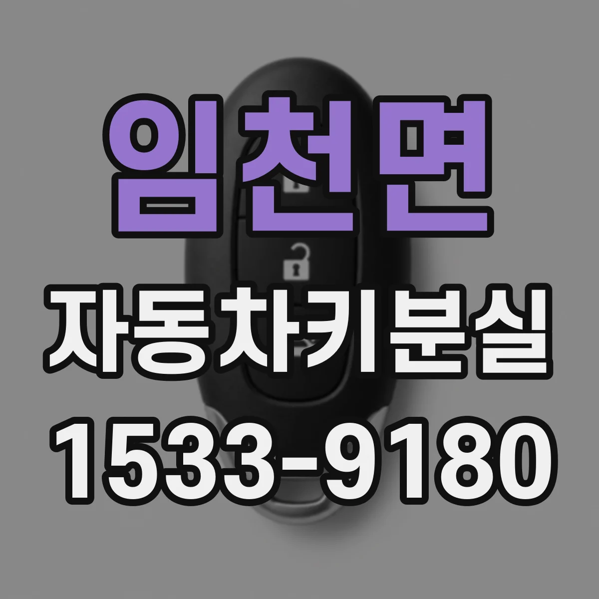 임천면 자동차키분실
