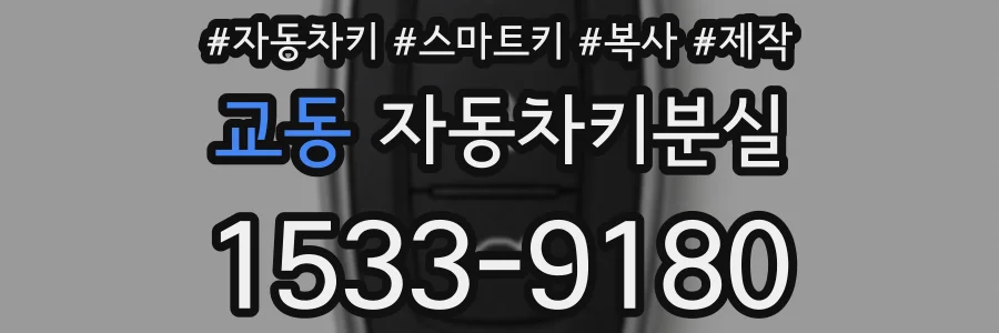 교동 자동차키분실