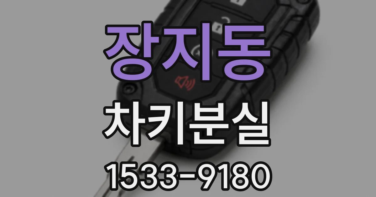 장지동 차키분실