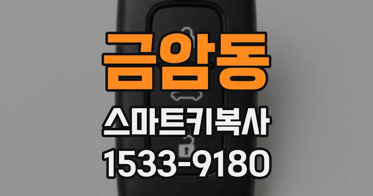 금암동 스마트키복사