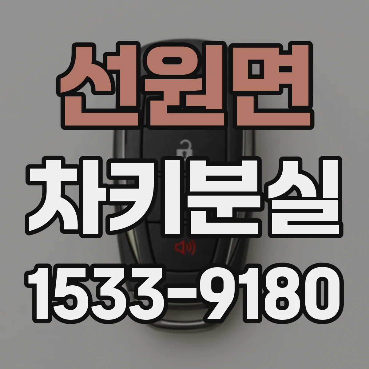 선원면 차키분실