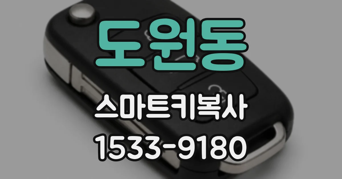 도원동 스마트키복사
