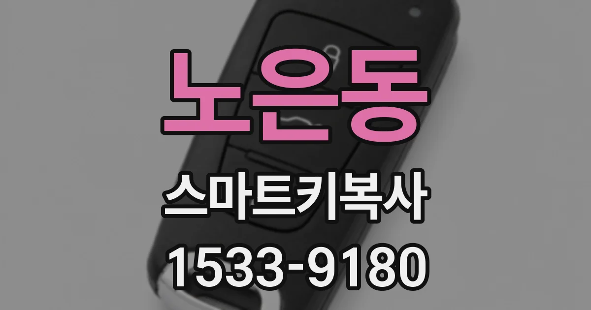 노은동 스마트키복사