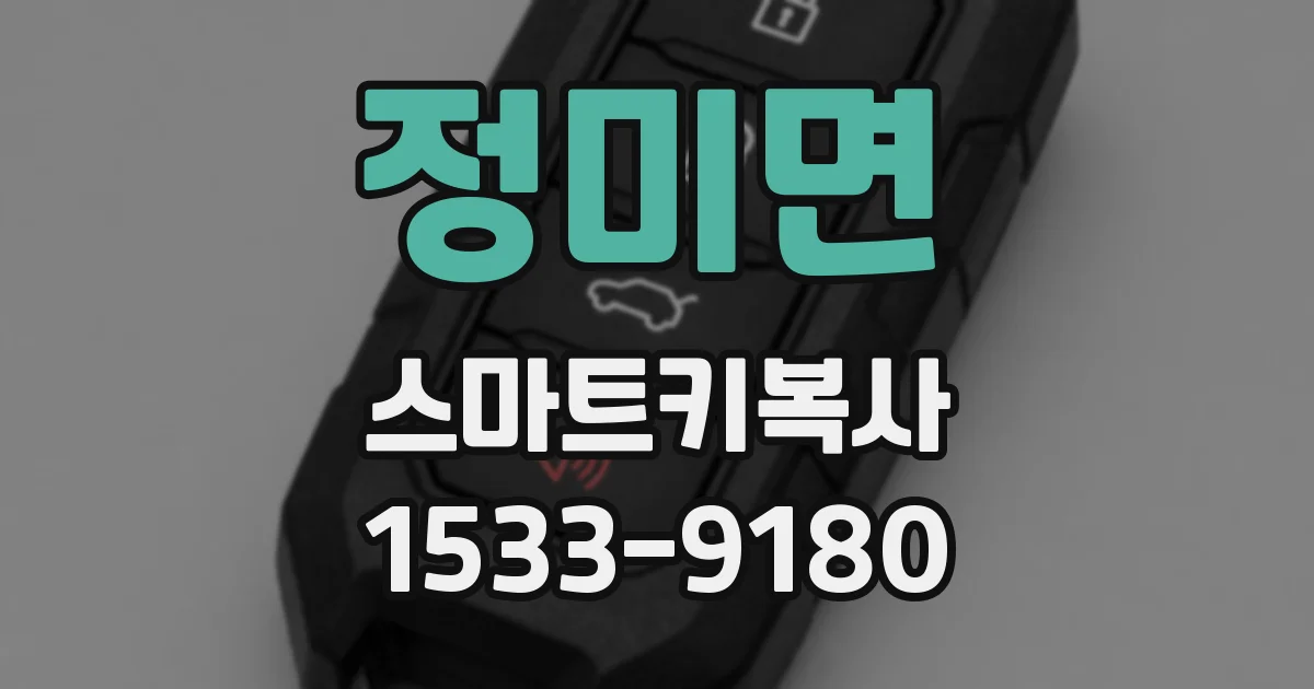 정미면 스마트키복사