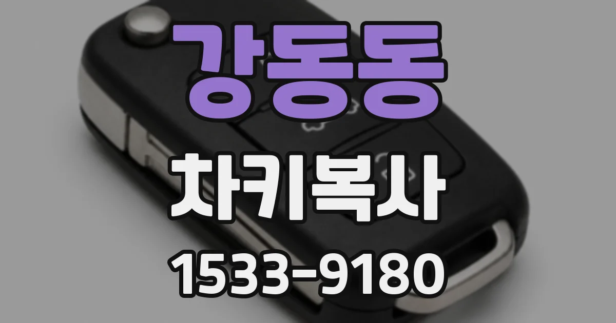 강동동 차키복사