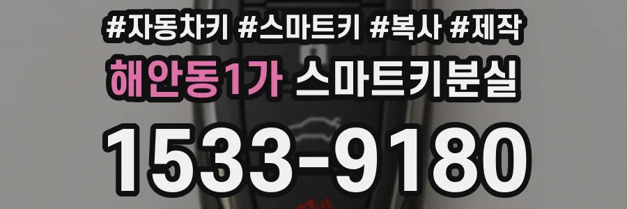 해안동1가 스마트키분실