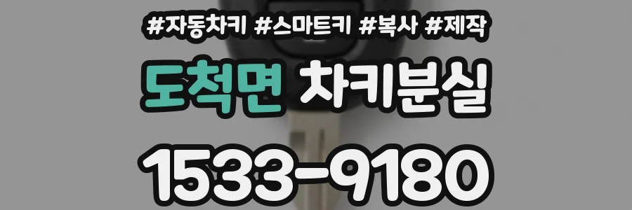 도척면 차키분실