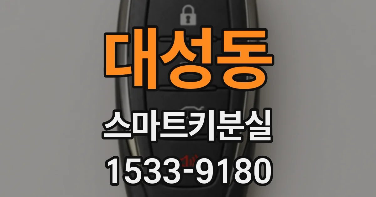 대성동 스마트키분실