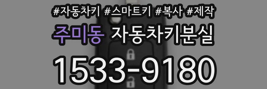 주미동 자동차키분실