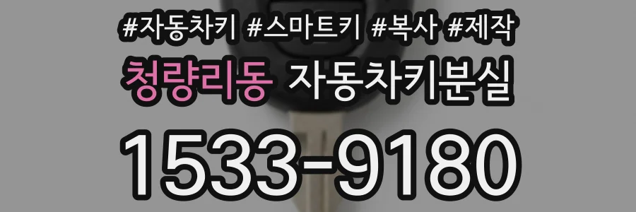 청량리동 자동차키분실