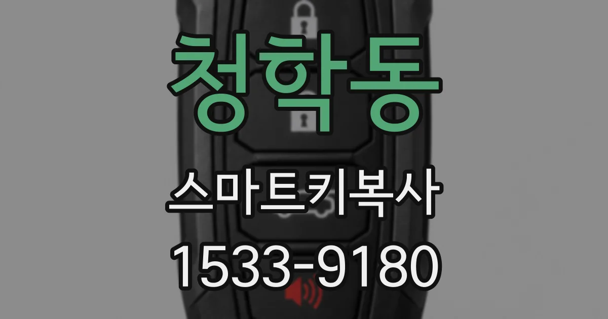 청학동 스마트키복사