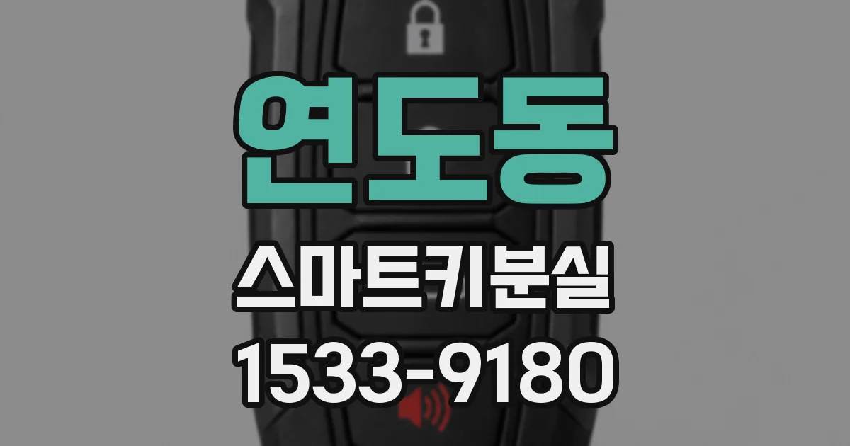 연도동 스마트키분실