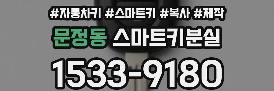 문정동 스마트키분실