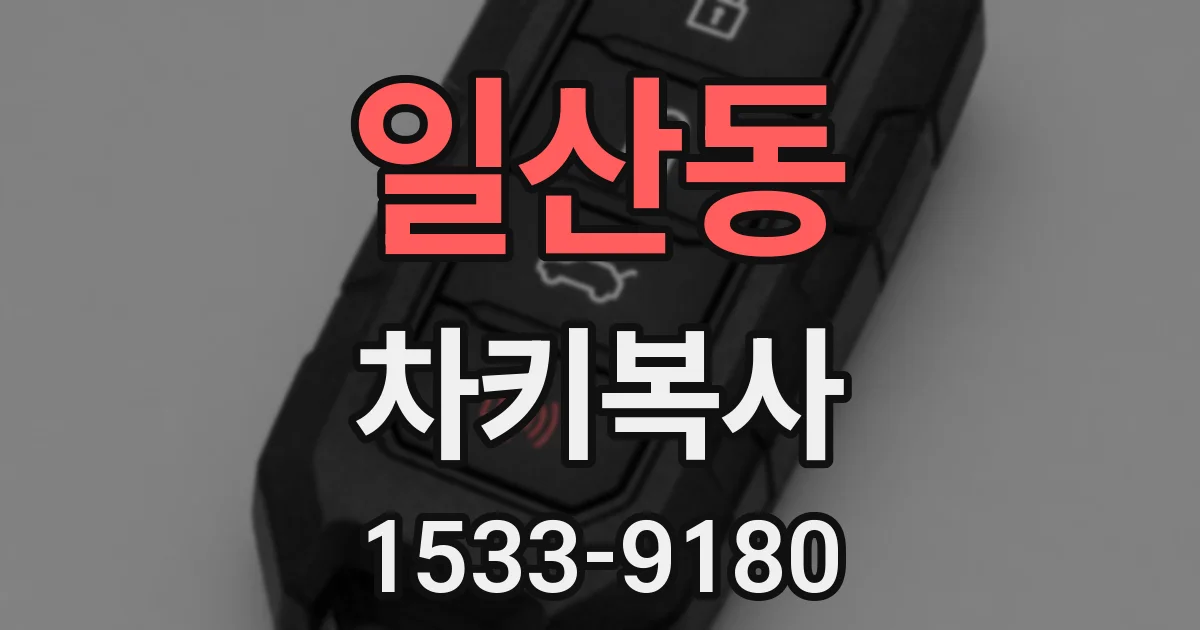 일산동 차키복사