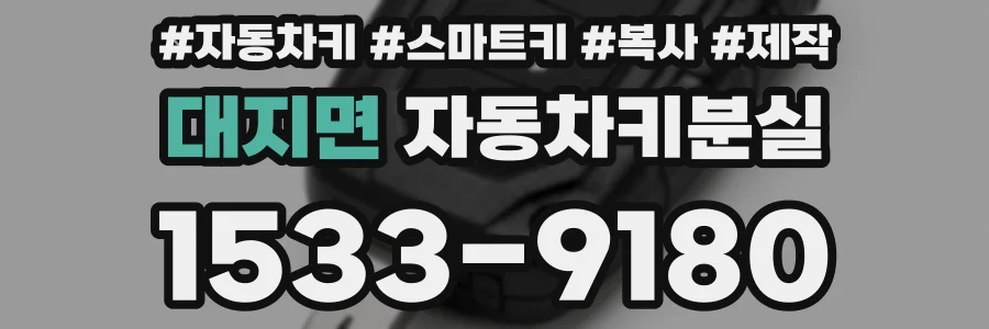 대지면 자동차키분실