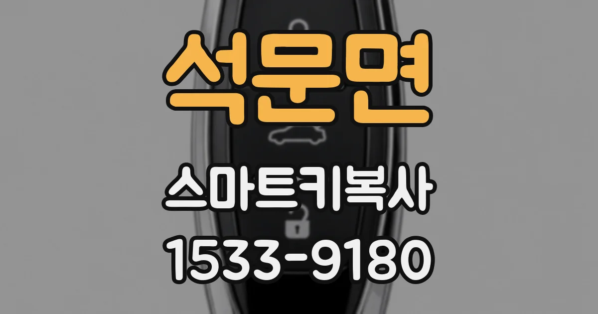 석문면 스마트키복사