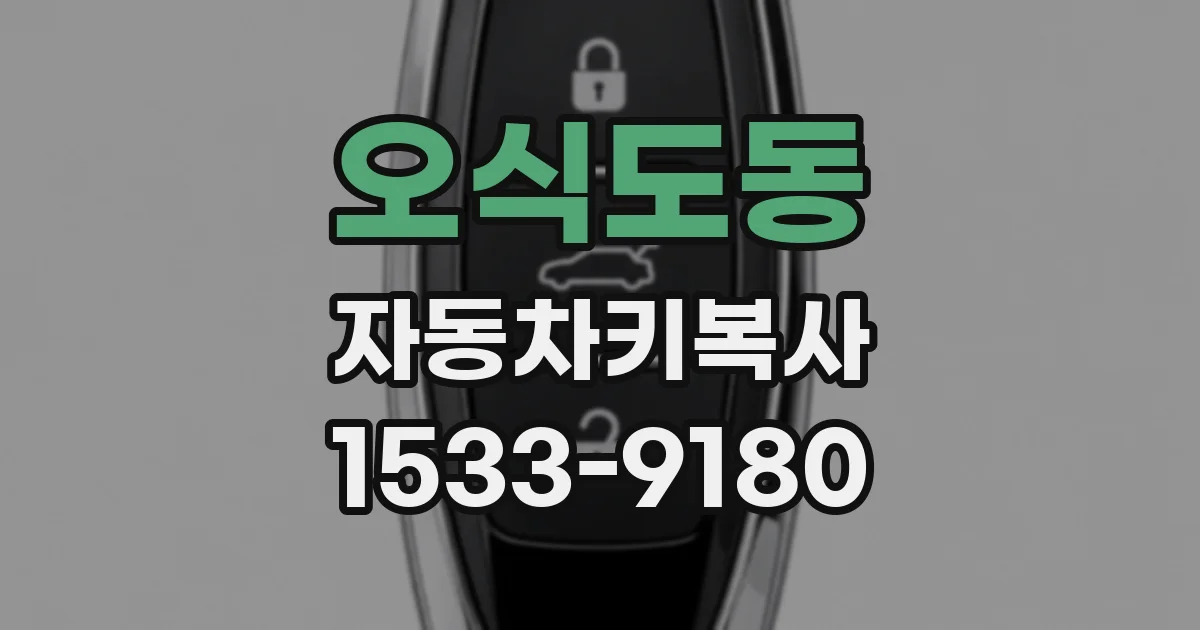 오식도동 자동차키복사