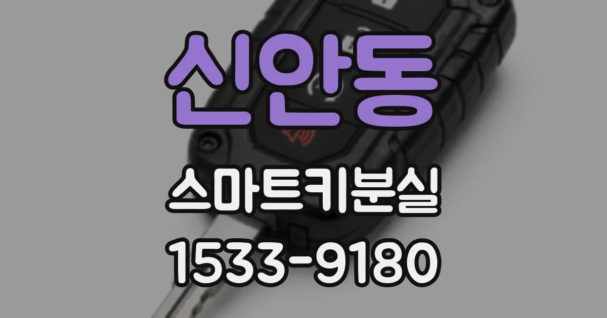 신안동 스마트키분실