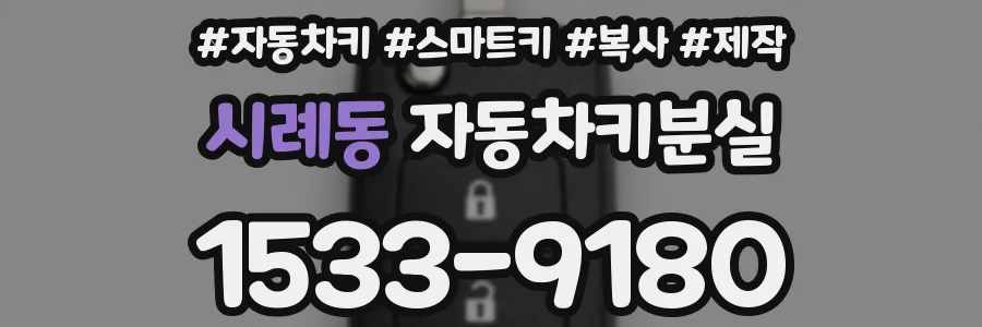 시례동 자동차키분실