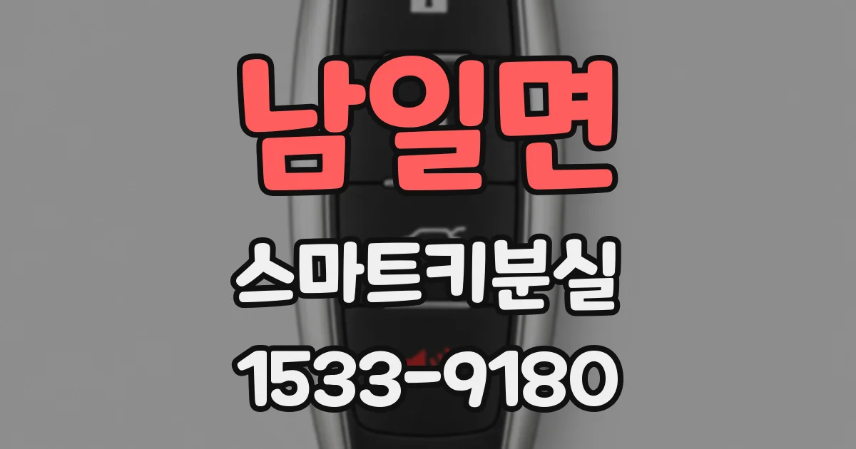 남일면 스마트키분실