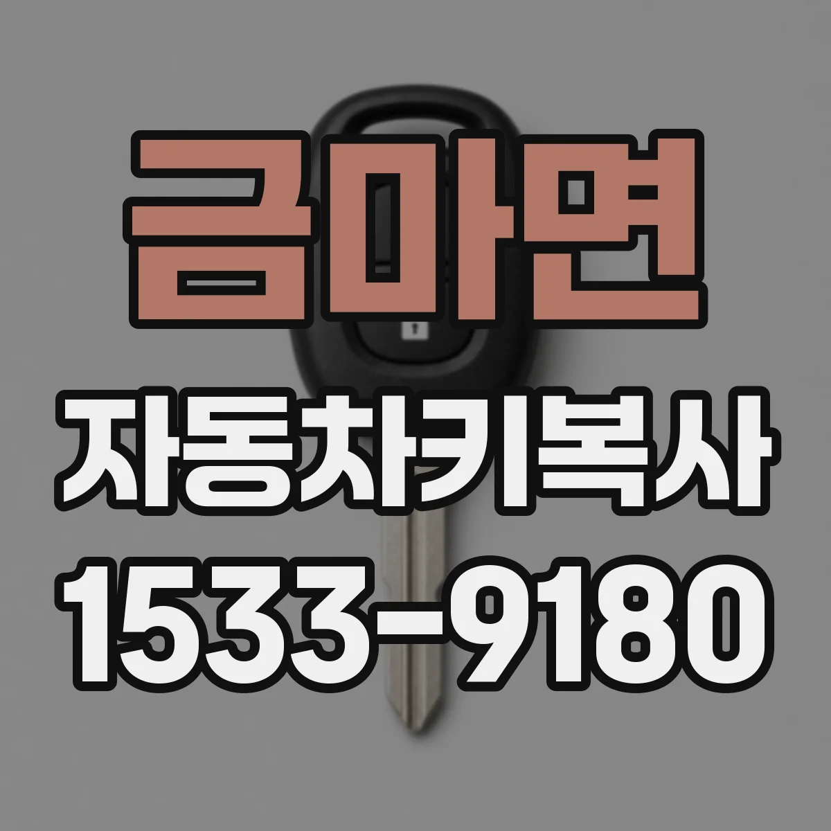 금마면 자동차키복사