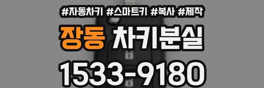 장동 차키분실
