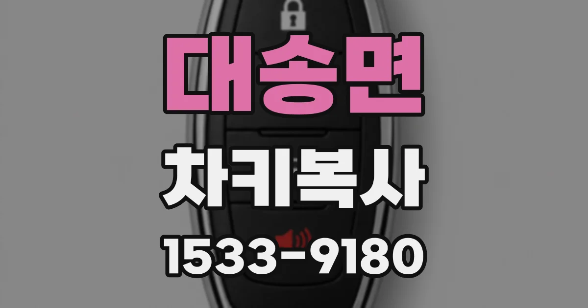 대송면 차키복사