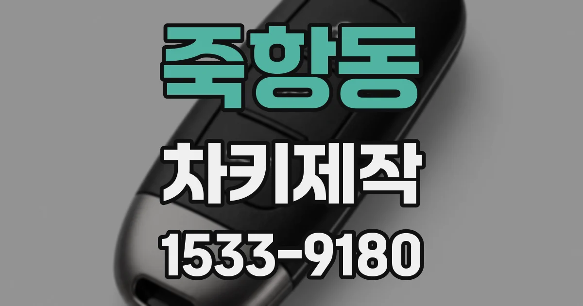 죽항동 차키제작