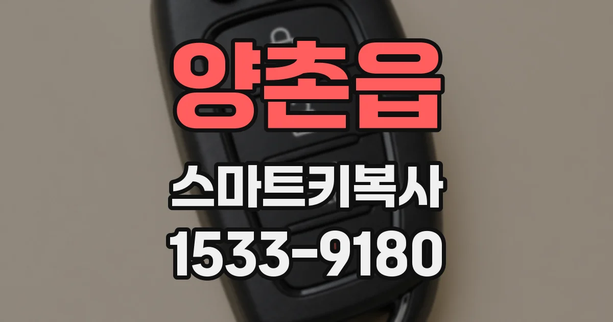 양촌읍 스마트키복사