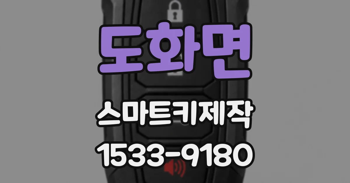 도화면 스마트키제작