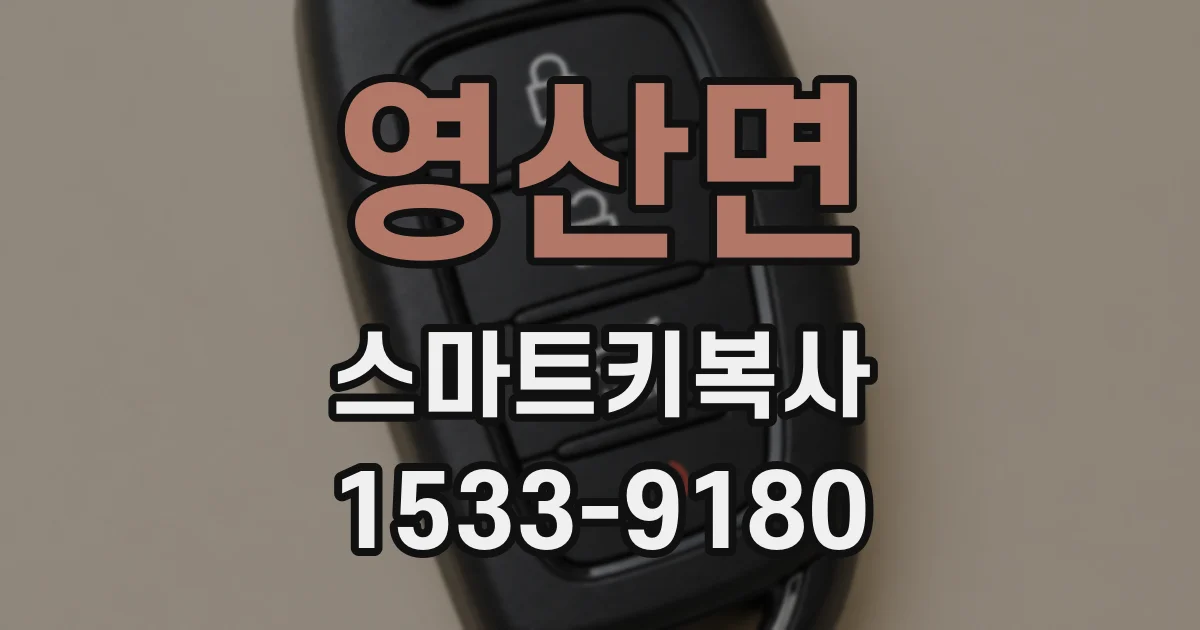 영산면 스마트키복사
