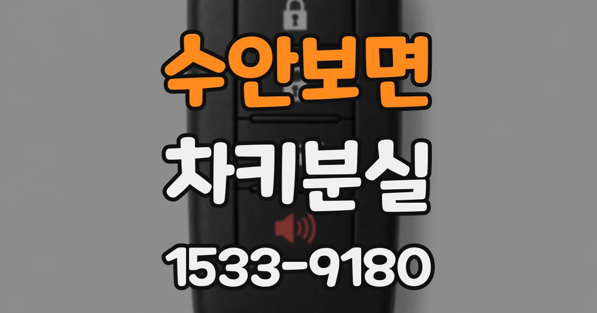 수안보면 차키분실