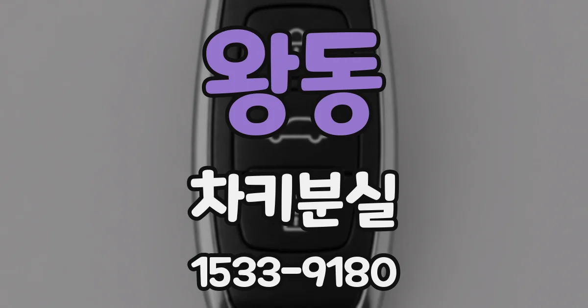 왕동 차키분실