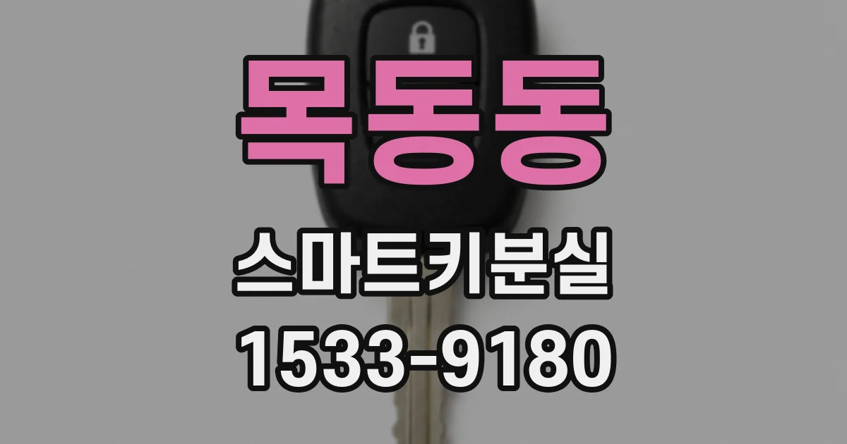 목동동 스마트키분실