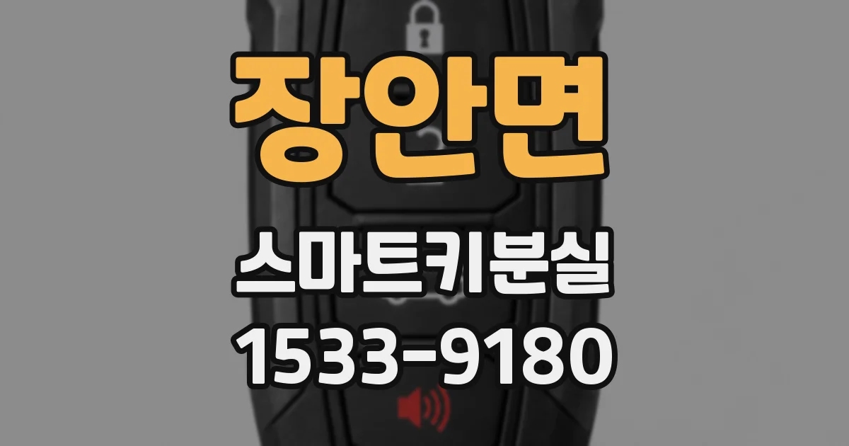 장안면 스마트키분실