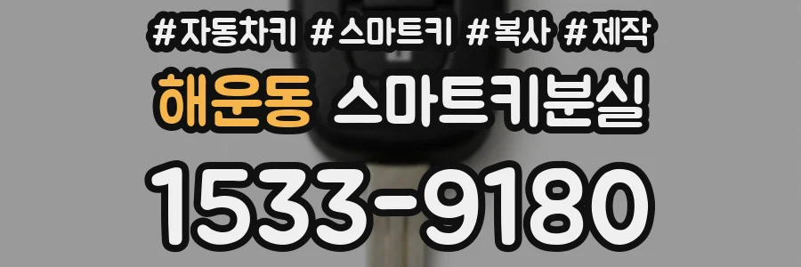 해운동 스마트키분실